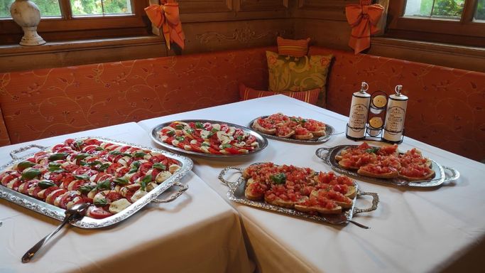 Tomaten Morzarella Platte